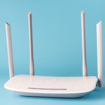 white-router-blue-background_172251-1095